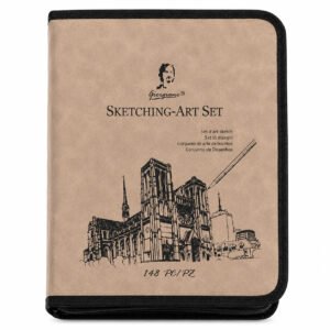 Set de Artista 148 Piezas Giorgione Sketching-Art con 120 Lápices de Color y Sketchbook