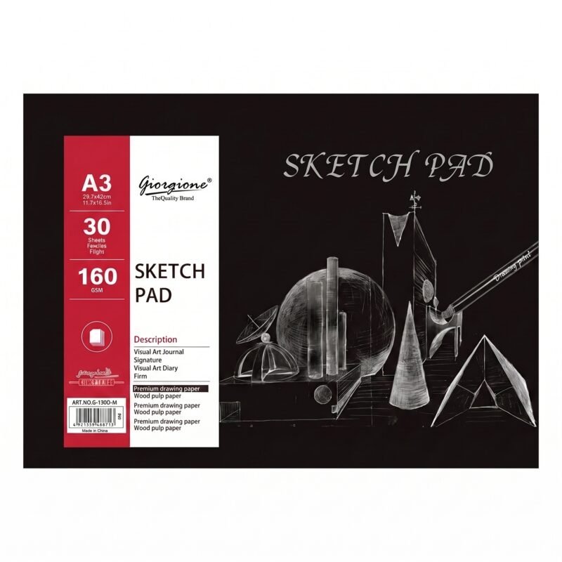 Sketch Pad Giorgione G-SK30 A3 Horizontal 160 g · 30 Hojas Espiral