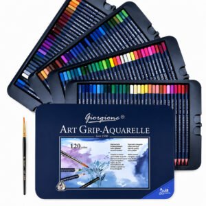 Set 120 Lápices Acuarelables Giorgione Art Grip