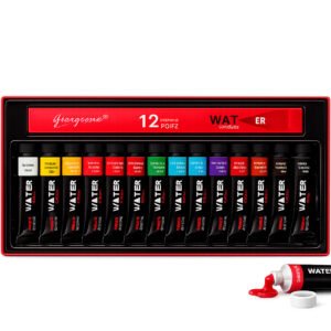 Set 12 Acuarelas en Tubo Giorgione G-WC1201 · 12 Colores 12 ml