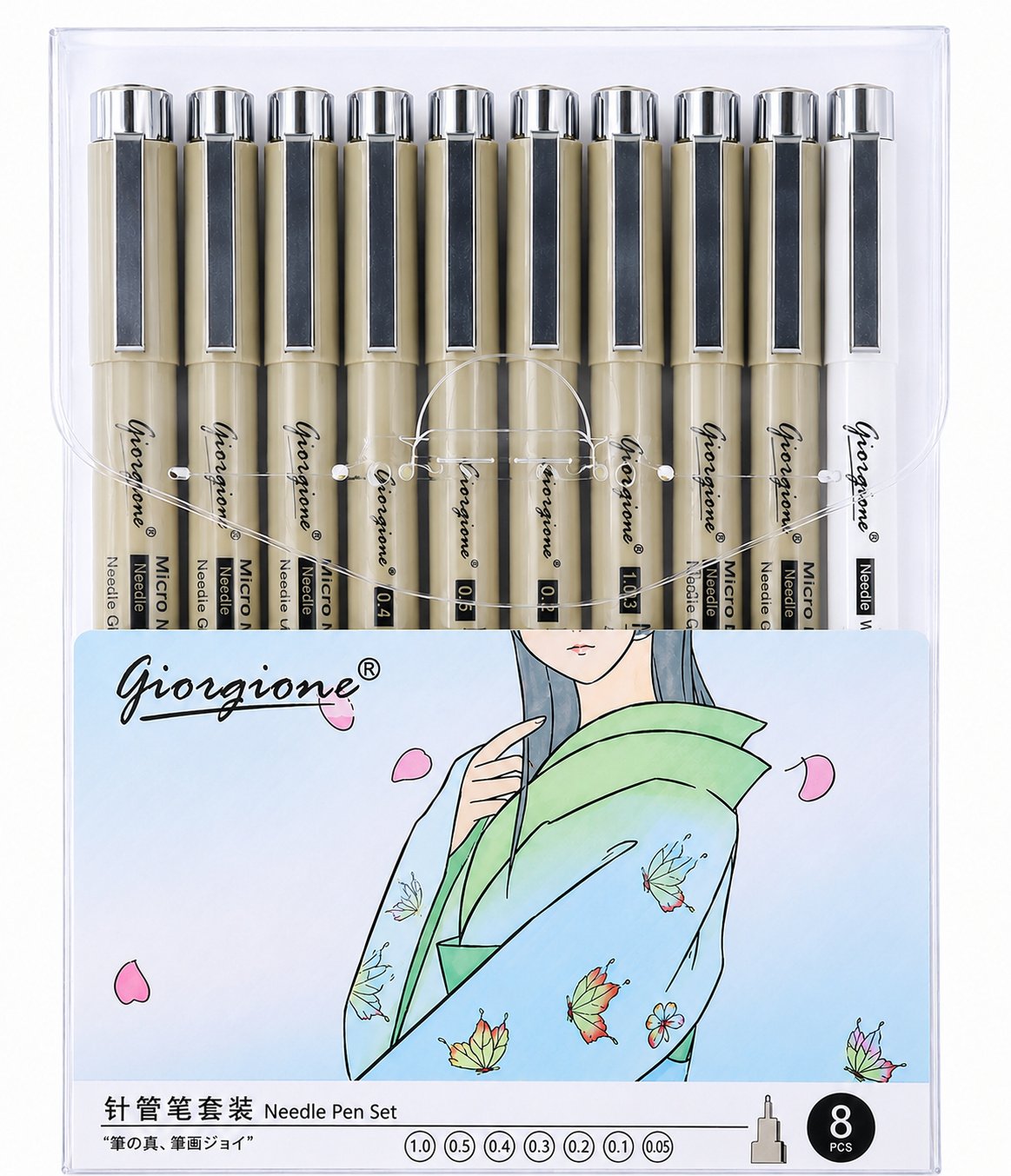 Set de Tiralíneas 8 Lápices Giorgione ZG008 Set de Tiralíneas 8 Lápices Giorgione ZG008