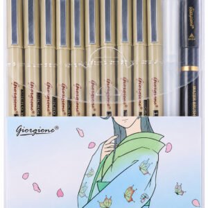 Set de 10 Tiralíneas y Pinceles Giorgione ZG010