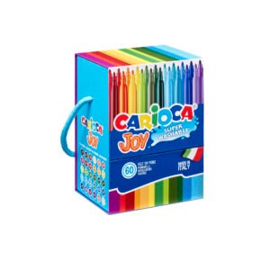 Plumones Carioca Joy 60 Unidades · 30 Colores en Caja con Asa