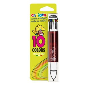 Bolígrafo Carioca 10 Colores en Un Solo Cuerpo