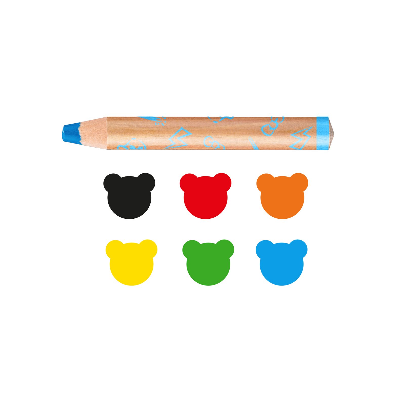 Crayones Carioca Baby 3 en 1 · 6 Unidades desde 1 Año Crayones Carioca Baby 3 en 1 · 6 Unidades desde 1 Año - Imagen 3