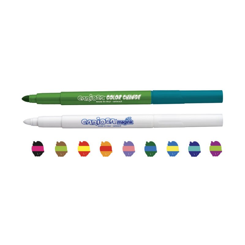 Plumones Carioca Magic Color Change 10 Unidades · 18 Colores — vista 2