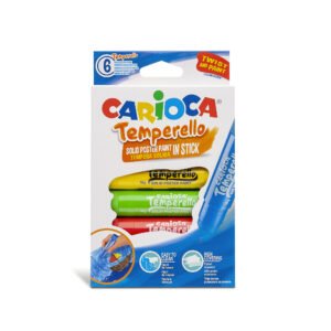 Témperas Sólidas Carioca Temperello 6 Unidades Colores Surtidos