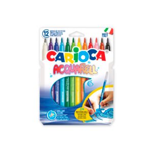 Plumones Acuarelables Carioca Acquarell 12 Unidades
