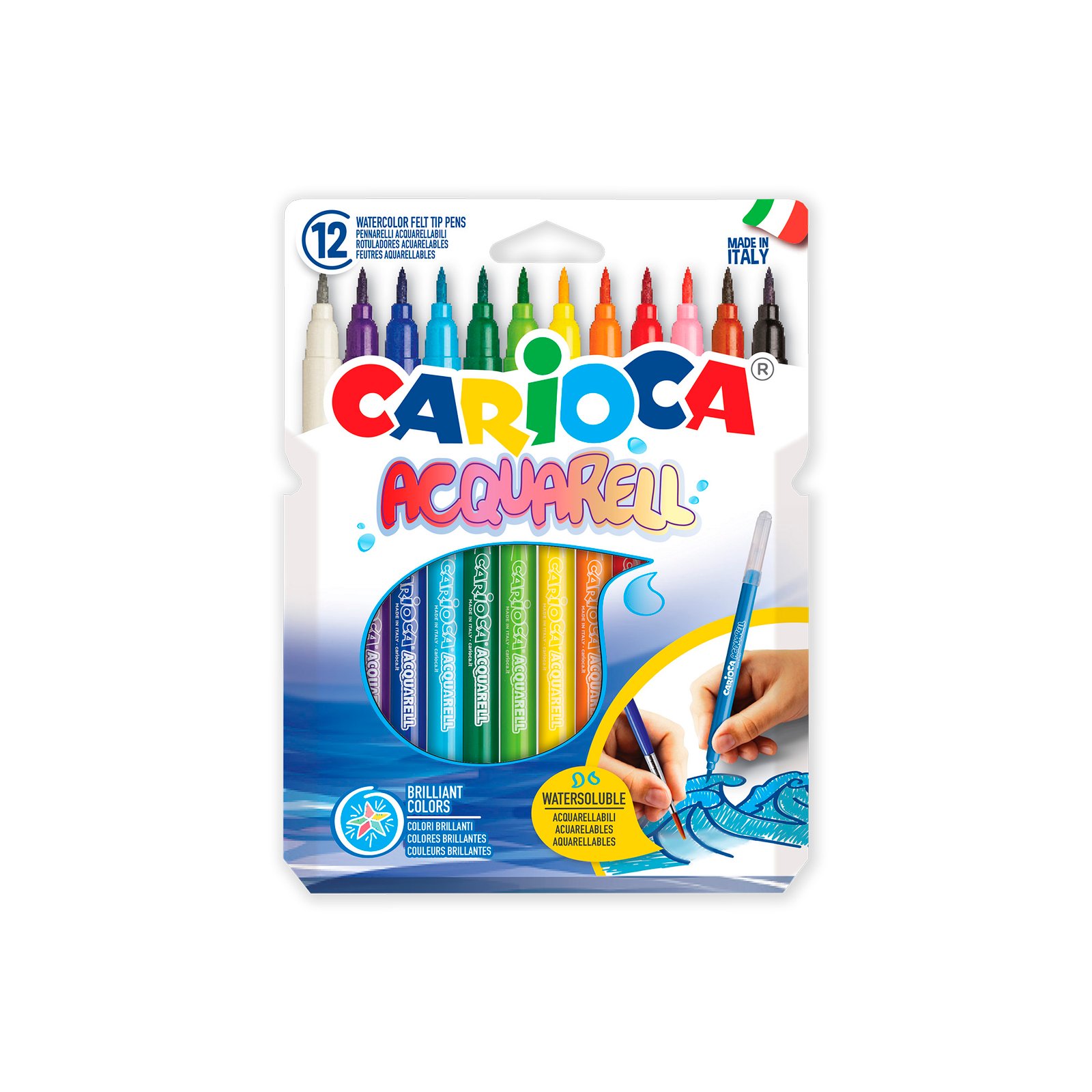 Plumones Acuarelables Carioca Acquarell 12 Unidades Plumones Acuarelables Carioca Acquarell 12 Unidades