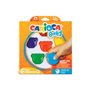 Crayones Carioca Baby Teddy 6 Unidades desde 1 Año