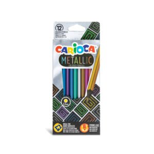 Lápices de Colores Metálicos Carioca 12 Unidades