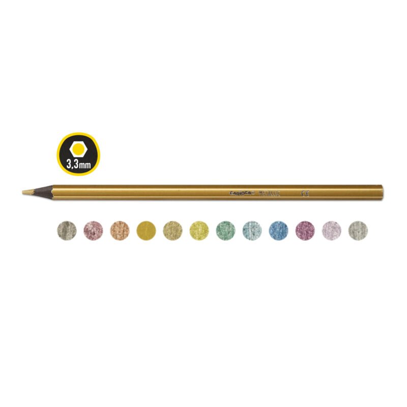 Lápices de Colores Metálicos Carioca 12 Unidades — vista 2