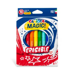 Plumones Carioca Magic Erasable 10 Unidades Borrables