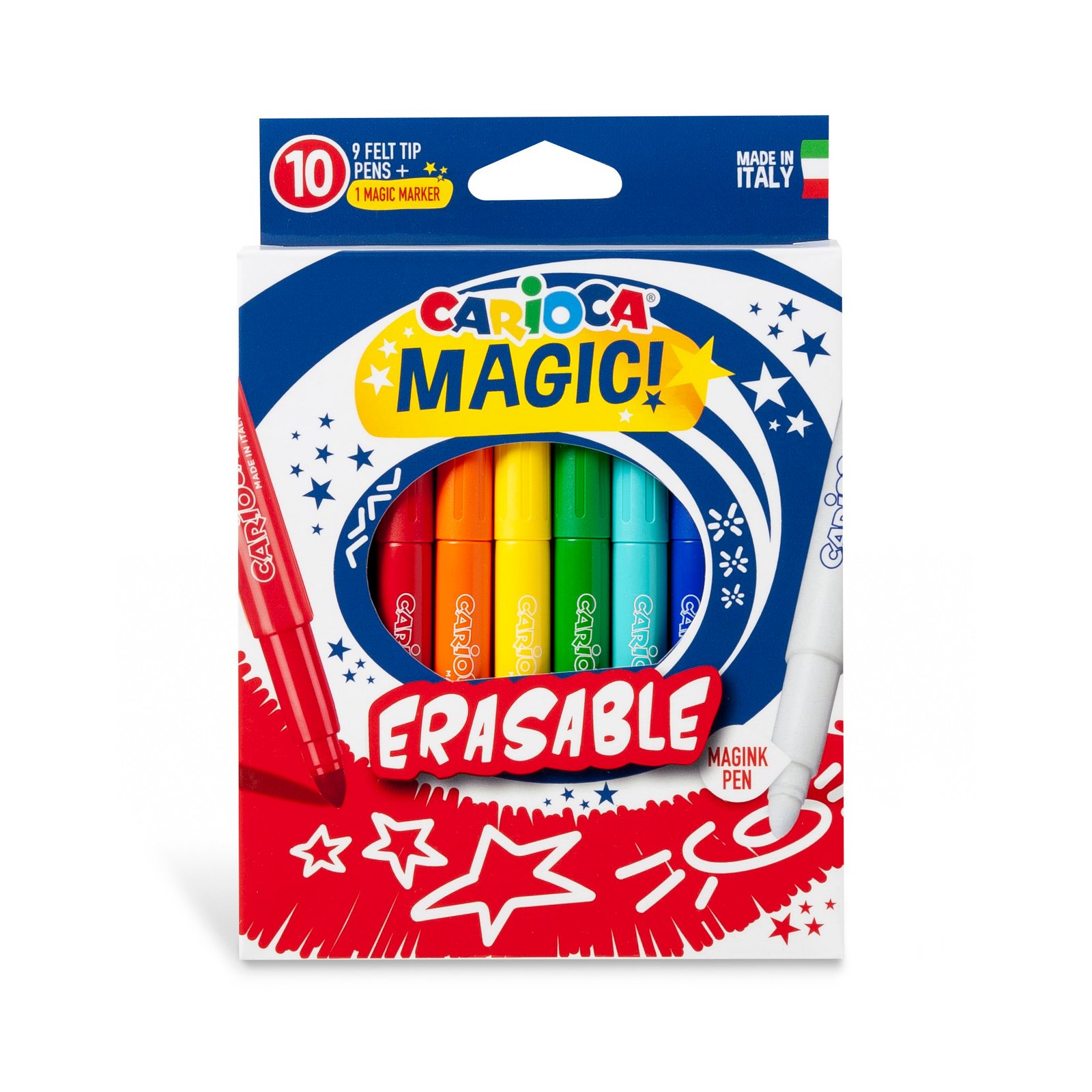 Plumones Carioca Magic Erasable 10 Unidades Borrables Plumones Carioca Magic Erasable 10 Unidades Borrables