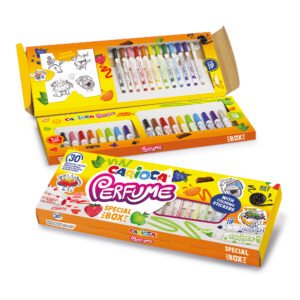 Plumones Perfumados Carioca Perfume 30 Unidades con Stickers para Colorear