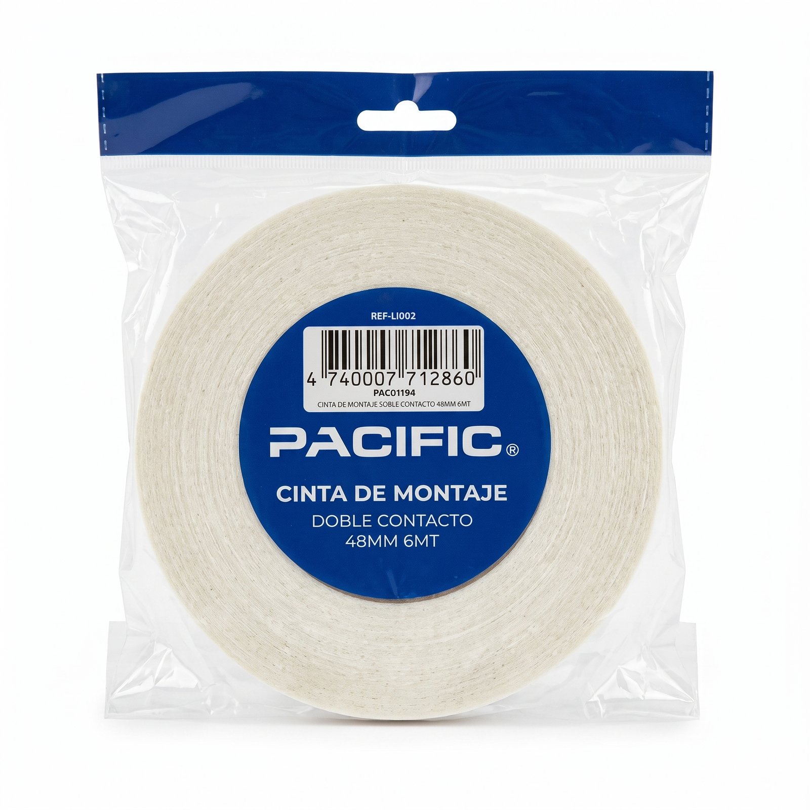 Cinta de Montaje Doble Faz Pacific 48 mm x 6 m – Espuma Cinta de Montaje Doble Faz Pacific 48 mm x 6 m – Espuma