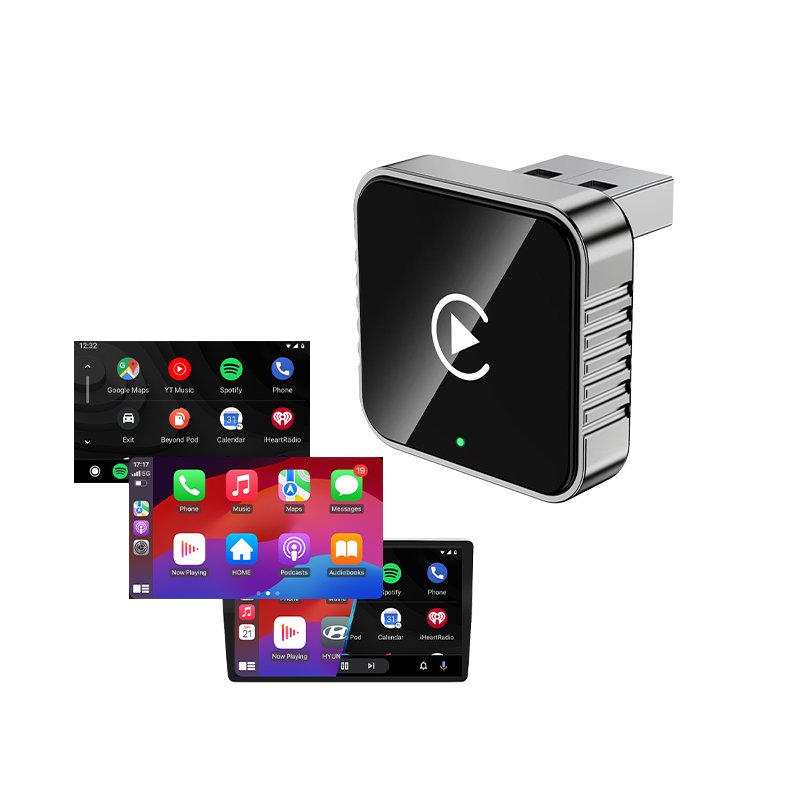 Adaptador CarPlay y Android Auto Inalámbrico 2 en 1 Tecnolab — vista 2