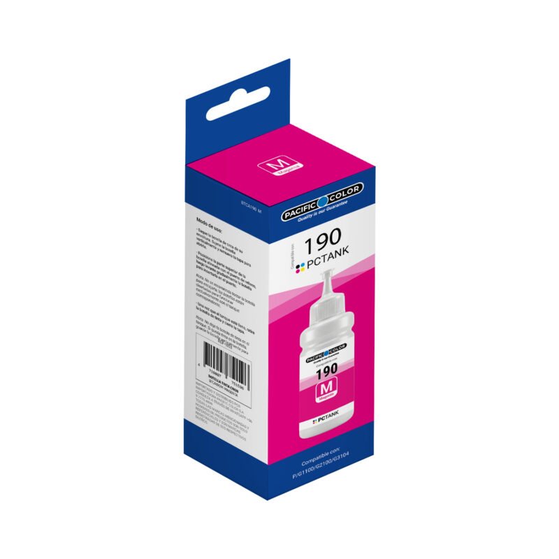 Botella de Tinta Pacific Color GI-190 / 190 para Canon MegaTank Magenta