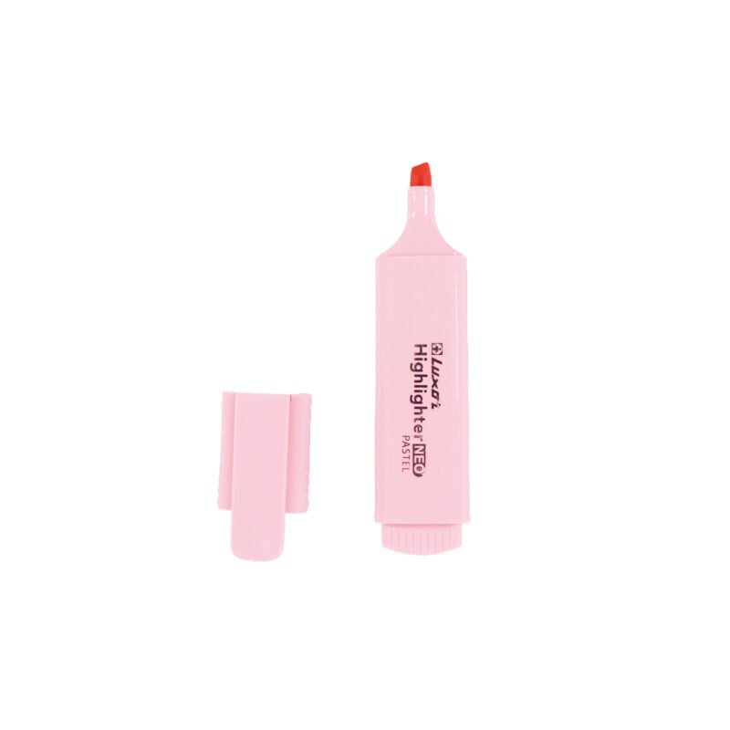 Destacador Luxor Pasteliter Pastel Rosado Caja 12 Unidades — vista 3