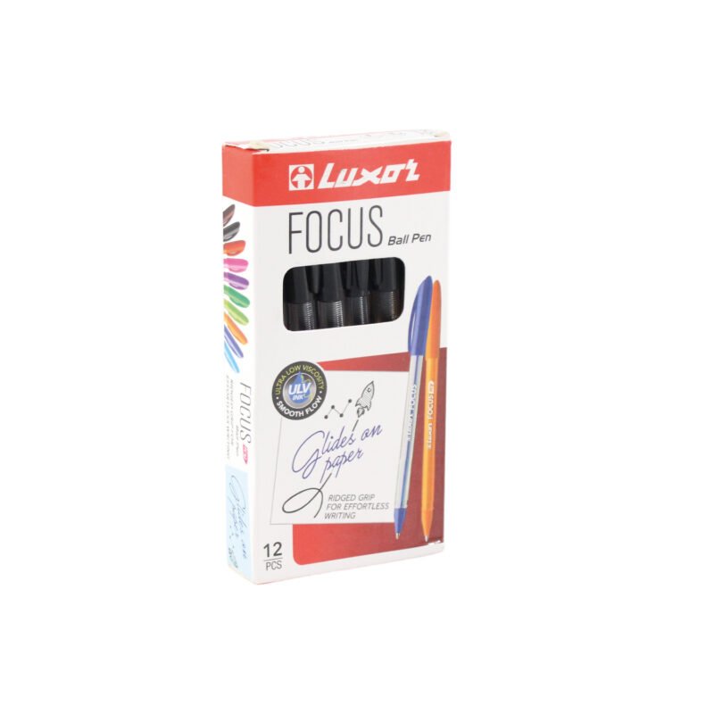 Bolígrafo Luxor Focus Tinta Negra Caja 12 Unidades — vista 2