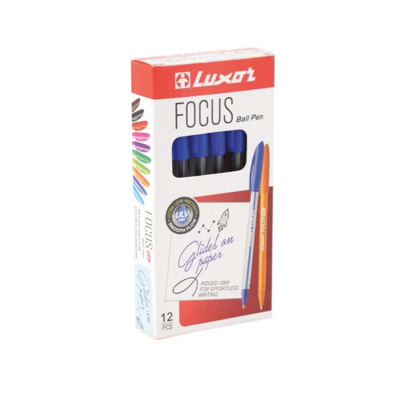 Bolígrafo Luxor Focus Tinta Azul Caja 12 Unidades — vista 3