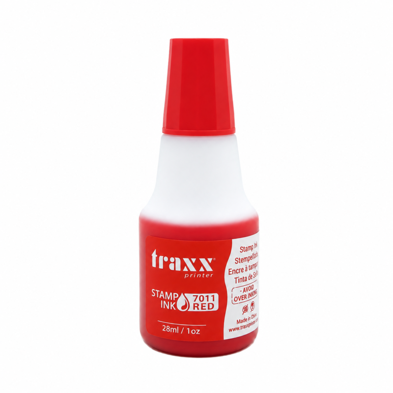 Tinta para Timbres Traxx 7011 Roja · 28 ml