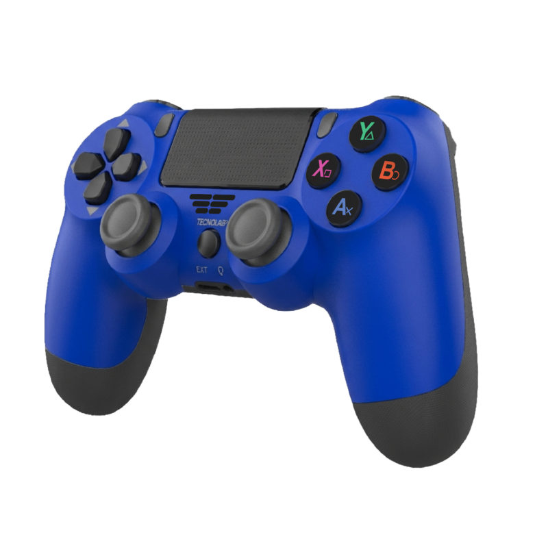Control Inalámbrico Joypad Tecnolab D-Shock para PS4 y PC Negro — vista 2