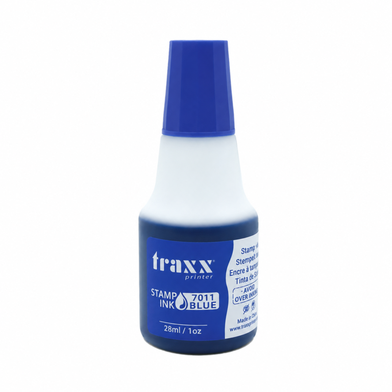 Tinta para Timbres Traxx 7011 Azul · 28 ml