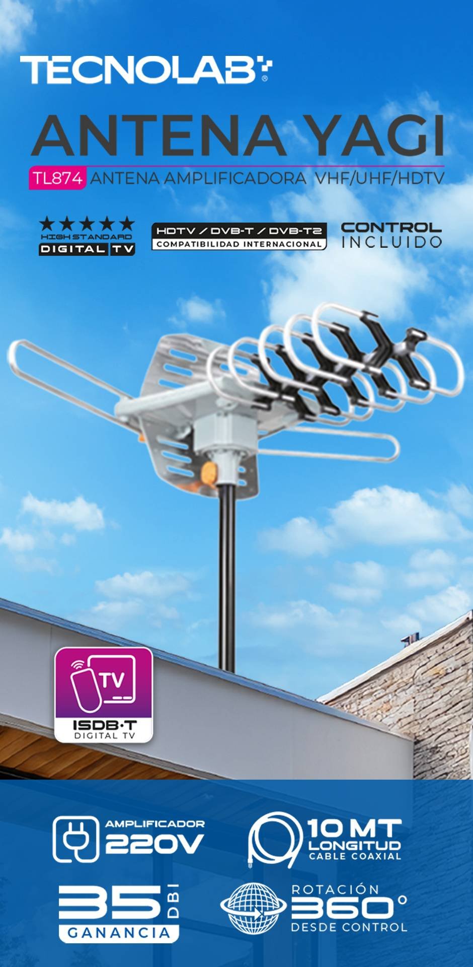 TL874 ANTENA YAGI